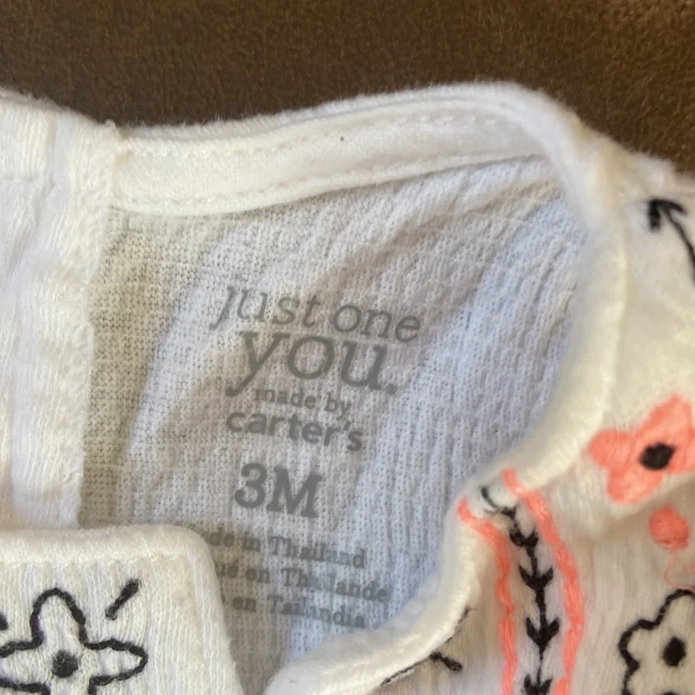Carter’s just one you 3m infant girls outfit